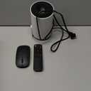 Mini Projector with WiFi and Bluetooth Built-in Apps Smart Projector Support 4K 1080P FHD 180 Adjustable Auto Keystone Compatibile with HDMI/TV Stick/Memory Stick/Laptop, White