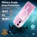 ALTURIZ for iPhone 16 Plus Case [6.7"] Compatible with MagSafe, [Military-Grade Protection], Shockproof, Non-Yellowing, Women Mens Girls Boys, Magnetic Phone Case for iPhone 16 Plus, Clear