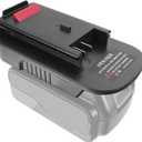 20V Adapter HPA1820 for Black&Decker LBXR2020 18V to 20V Batteries Convertor Adapter for Black Decker 18V NiCad & NiMh Battery ToolsHPB18 HPB18-OPE 244760-00 A1718 FS18FL FSB18 for Porter & S