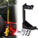High Lift Jack Mount Rear Hi Lift Jack Mount Carrier Mounting Brackets for 2007-2017 Jeep Wrangler JK Offroad