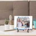 6 x Alaska Gifts Wood Photo Frame Wedding Honeymoon Vacation Gifts for Couple Tabletop Display 4 x 6 Picture Frame Gift for Friends BFF, Alaska Souvenirs Home Office Desk Holiday Decorations -12