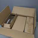 Amazon Basics Dinnerware Set, Microwave and Dishwasher Safe, Service for 6, 18-Piece Complete Kitchen, Plates, Dishes, Bowls, White Porcelain Coupe