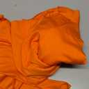 Orange Wedding Curtain Backdrop Orange Wrinkle Free Backdrop Panels for Parties Wedding Arch Party Ceremony Stage Decoration 10x10FT TAYNSDJ101 (W5' x H10'2 Panels)