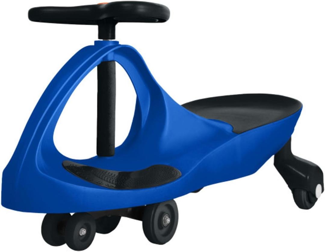 Wiggle Car - Ride on Toy for Ages 3 and Up - Toddler Ride on Toys with no Batteries, Gears, or Pedals Just Twist, Wiggle, and Go by Lil Rider (Blue and Black), 30"L x 13.5"W x 16"H