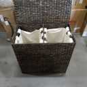  Laundry Hamper - Laundry Box Including 2-Piece Cotton Laundry Bag - 61 x 33 x 61 cm (L x W x H) - 120 Litres - Laundry Sorter - Premium Laundry Basket