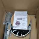 REEPLAR 8-Inch Ceiling Mount Exhaust Fan, 200 CFM Powerful Ventilation, Replacement for 505 Vertical Discharge Exhaust Fan, Fits 8" Roof Duct System, Ideal for Kitchen, Bathroom and Laundry Room