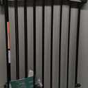 Babelio 34" Extra Tall Baby/Dog Gate with No Threshold Design Walk Thru Door, 26-43" Auto Close Safety Gate for Babies, Elders and Pets, Fits Doorways, Stairs, and Entryways, Black