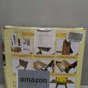 FOREYY Adjustable Raised Dog Bowls,Bamboo Elevated Feeder Stand with Non-Skid Feet for Food and Water,5 Level Wooden Pet Dining Table Comfort Feeding Station for Medium Large Big Dogs, Tan