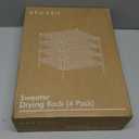 STO STO Sweater Drying Rack, 4-Pack Stackable Mesh Clothes Drying Rack, Laundry Drying Rack for Sweaters, Socks, Toys, White