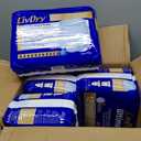 LivDry Ultimate XL Adult Incontinence Underwear, High Absorbency, Leak Cuff Protection, X-Large, 48-Pack
