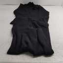 SUUKSESS Women 2 piece Fall outfits Matching Lounge Set Waffle Knit Sweater sets (Medium, Black)