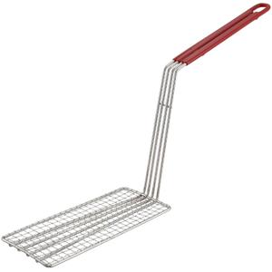 Winco FB-PB Fry Basket Press for Model FB-10 and FB-20 Baskets, Stainless Steel Medium,Silver, Small