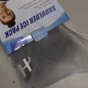 Shoulder Ice Pack Wrap for Rotator Cuff and Arm,Reusable Compression Cold Brace for Pain Relief & Muscle Relaxation,Tendonitis,Swelling,Discomfort After Surgery,Hot &Cold Therapy Ice Pack for Shoulder (XLarge-Black)