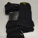 GOLDTOE Men's Harrington Crew Socks, Multipairs, Black (6-Pairs), Large