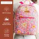 Maison d' Hermine Backpack Cotton Shoulder Multipurpose Rucksack with Pouch