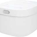 Buffalo SMART COOKER Induction Heating IH Rice Cooker and Warmer, 1 L, 5 cups of rice, Non-Coating inner pot, Efficient, Multiple function, White (5 cups)