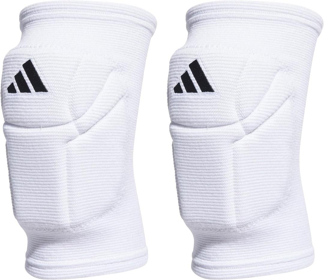 adidas Unisex-Adult Elite Volleyball Kneepads, White/Black, Medium