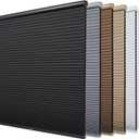 Persilux Custom Blackout Cellular Window Shades, Cordless Honeycomb Blinds for Windows (White, 34" W x 48" H) Room Darkening Cellular Shades, Door Blinds