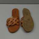Ataiwee Women's Flat Slide Sandals - Braided Slip-On Design, Summer Casual Style, Size 8