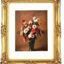 11x14 Picture Frame with Oil Painting, Antique Gold European Style for Wall Decor, Baroque-Style Home Decor Large Photo Frame with Real Glass, Ready to Hang