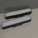 SOTTLOT Solar Wall Lights Outdoor Waterproof, 2Pcs LED Dusk to Dawn Solar Lights for House Number, 4000K 1000LM Motion Sensor Solars Outdoor Light for Patio, Porch, Address Sign (2Pack)