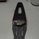 Rear Fender Mount Red LED Tail Light Brake Lamp Turn Signals License Plate Light for Custom Off-Road Motorcycle Dirt Bike (Smoke#1)