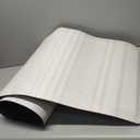 Floor Mat 20" x 5', White & Beige