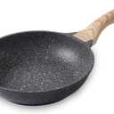 9.5 inch Nonstick Frying Skillet, Granite Coating Omelette Pan, 100% PFOA Free, Healthy Nonstick Stone Frying Chef's Skillet