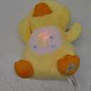 MIAODAM Breathing Stuffed Animal Duck Plush with Realistic Breathing Action and Lighted Music Perfect for Babies and Kids