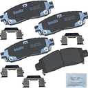 Bendix Priority1 CFC883 Rear Brake Pads for Select Models Buick Enclave,Rainier,Cadillac XTS,Chevy SSR,Trailblazer,EXT,Traverse,GMC Acadia,Limited,Envoy,XL,XUV,Isuzu Ascender,Bravada,Saab 9-7x,Outlook