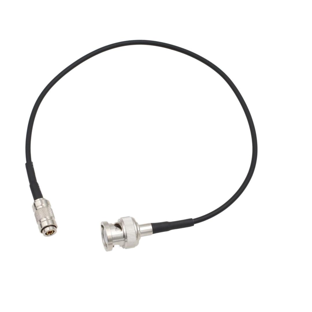 Camera Monitor Mini SDI to SDI Video Signal Coaxial Adapter Cable for Blackmagic 75 ohm (30cm, DIN 1.0/2.3 to Male BNC)