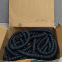 Flexi Hose Expandable Garden Hose with 8 Function Nozzle, 150FT - Lightweight Retractable Garden Hose, Water Hose - No-Kink Flexibility, 3/4 Inch Solid Brass Fittings and Double Latex Core