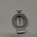 Magnetic Airplane Phone Mount, Ultra-Light Aluminum Alloy, 360° Adjustable, 1/4'' Tripod Mount for iPhone & All Phones, Plane Travel Essentials, Silver