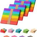 Mr. Pen Colored Popsicle Sticks, Wooden Rainbow Colored Popsicle Sticks for Crafts, 200 Pack, 4.5 Inch