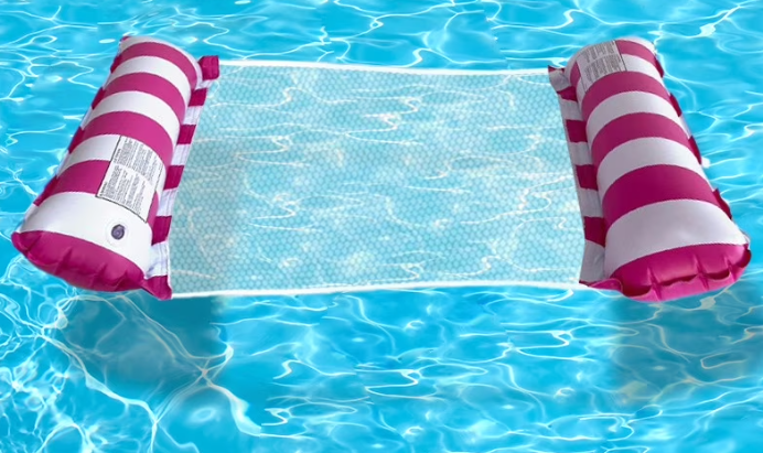 Pack of 1 Pool Hammock Upgraded Water Pool Floats, 4-in-1 (Hammock, Saddle, Lounge Chair, Drifter) Multi-Purpose Water Pool Float, Non-Stick PVC Material