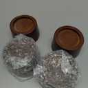 Furniture Raisers Bed Risers - 2 Inch Wooden Circle Heavy Duty Furniture Height Extenders Lifts for Sofa Couch Desk Chair Table Base Raising Space, Convenient Store and Cleaning, Pack of 4