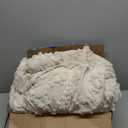 Bedsure Tufted Boho Comforter Set California King Size - Beige Boho Bed Set, GentleSoft 3 Pieces Farmhouse Shabby Chic Embroidery Bedding, Gifts for Woman, Soft Jacquard Comforter for All Seasons (01 - Beige - Elegant)