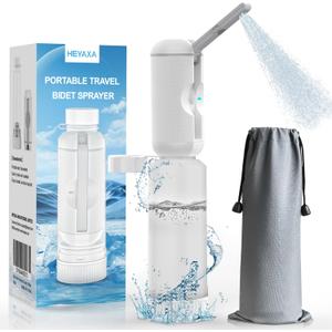 Portable Bidet with High Pressure , Rechargeable Travel Bidet for Men,Baby & Women, Handheld Sprayer for Personal Hygiene, Baby Care, Soothing Postpartum and Hemorrhoid Relief (White)