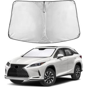 Autovir Windshield Sun Shade Fit for 2016-2020 2021 2022 Lexus RX-350 Sunshade, Front Car Window Shades Sun Visor, Blocks UV Rays & Heat, Car Accessories