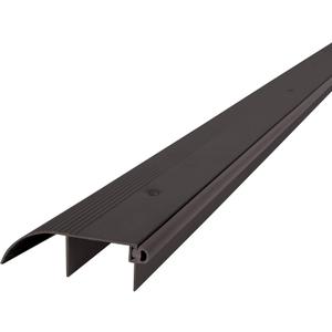 M-D Building Products 69709 3-1/4 in. x 1 in. x 72 in. Bronze Aluminum and Vinyl High-Profile Commercial Outswing Door Threshold