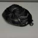 MOONSHOW Short Pixie Wigs for Black Women Pixie Cut Wigs for Black Women Short Layered Wig with Bangs for Women Synthetic Glueless Short Wig (Mixed Grey)