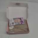 ENTRANCED STYLES Blonde Wig with Bangs, Long Straight Wigs for Women Natural Hair Wigs Synthetic Blond Wigs for Girls Daily Party Halloween Cosplay Wig 22 Inch