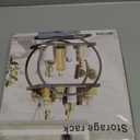 Makeup Organizer for Vanity, Black Gold Perfume Organizer for Dresser, 2-Tier Bathroom Countertop Organizers, Bathroom Counter Shelf Skincare Holder Perfume Tray Cosmetic Display