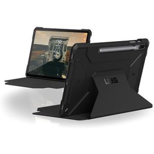 URBAN ARMOR GEAR UAG Designed for Samsung Galaxy Tab S7 Plus Case, 12.4-inch, Metropolis Folio Slim Heavy-Duty Tough Multi-Viewing Angles Stand Military Drop Tested Rugged Protective Cover, Black