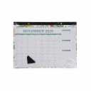 Forvencer Desk Calendar 2026, 26 Months Calendar Runs from November 2025 to December 2027, 17" x 12" Large 2026 Wall Calendar Monthly Planner with Plastic Cover for Home School Office