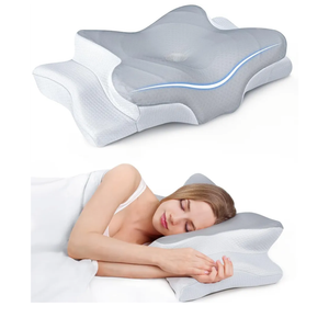 Ultra Pain Relief Cooling Pillow for Neck Support, Adjustable Cervical Pillow Cozy Sleeping, Odorless Ergonomic Contour Memory Foam Pillows, Orthopedic Bed Pillow for Side Back Stomach Sleeper