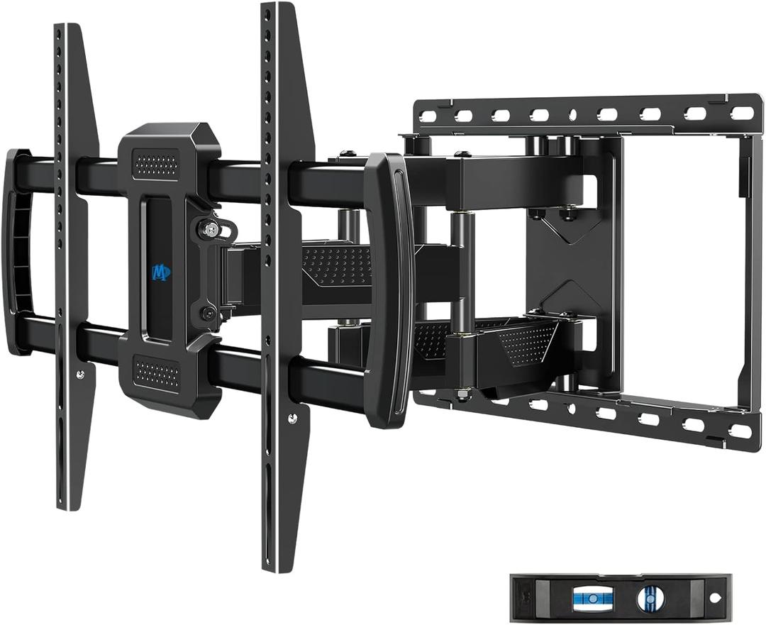 Mounting Dream TV Wall Mount for 42-75 Inch TVs, Full Motion Articulating Bracket with Swivel and Tilt, Max VESA 600x400mm, Up to 100lbs, Fits 16" Wood Studs MD2619