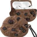 Boaretiu for AirPods Pro/Pro 2nd Generation Case - Cute KawaiiCookie with Keychain for AirPods Pro & Pro 2 Case Cover Funny 3D Soft Silicone Fun Cool for Girls Women Teens Boys