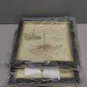 NIKKY HOME Botanical Wall Art Set of 2, Vintage Botanical Prints Wooden Framed Floral Plant Pictures Poster Decor for Bathroom Bedroom Living Room Office, 10x10 Inch