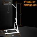 Trapeze Bar for Bed Mobility, 5Ft-7Ft Height Adjustable, Supports 300LBS